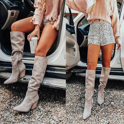 Beige boots