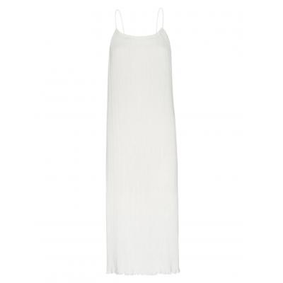 Plissé Slip Dress