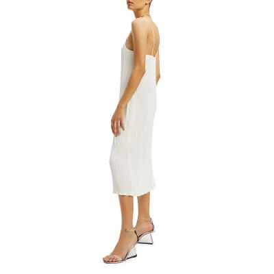 Plissé Slip Dress