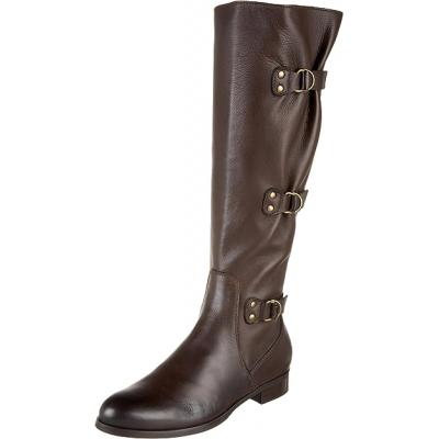 Buckle riding boots